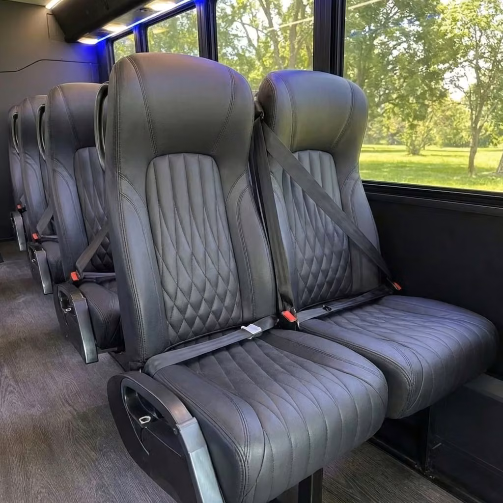 coachella 20 passenger minibus high back seats