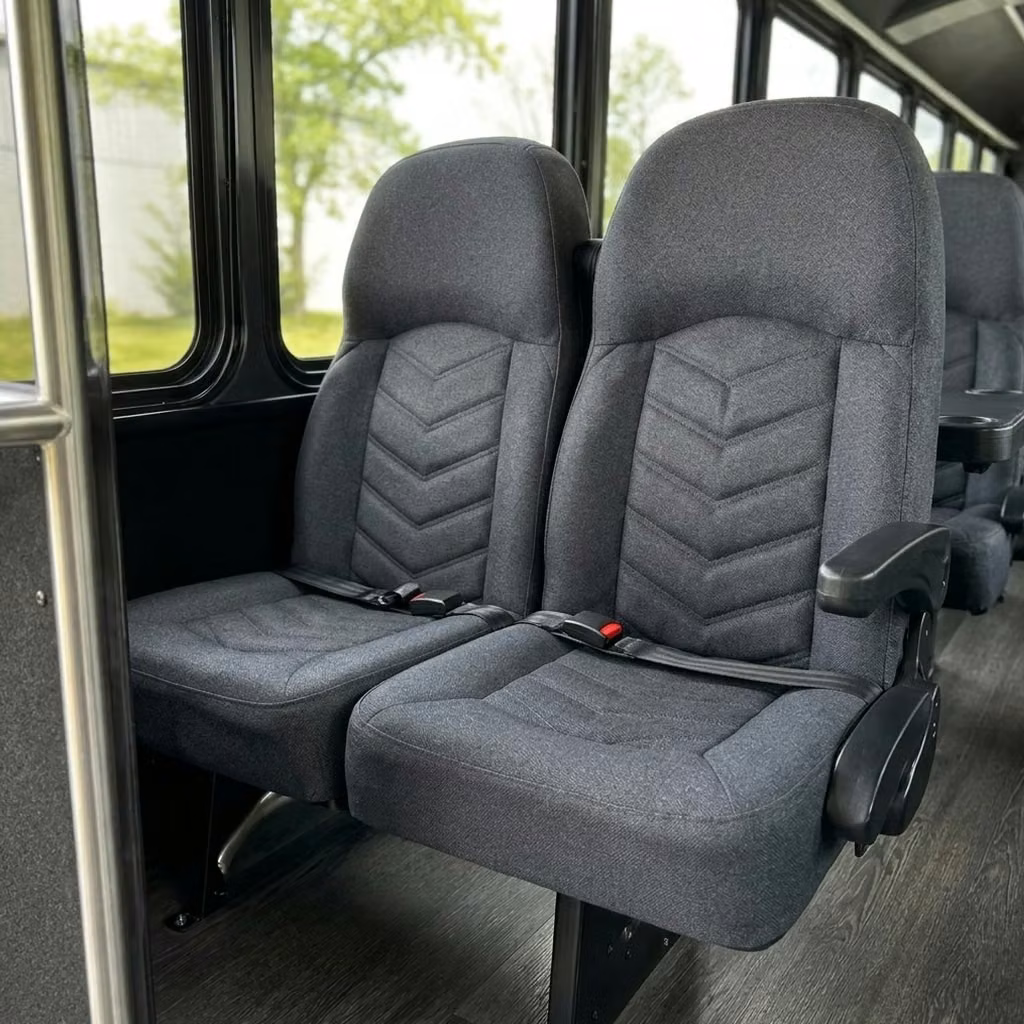 coachella 25 passenger minibus high back seats