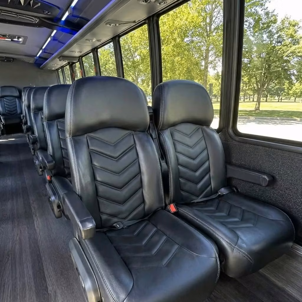 coachella 28 passenger minibus seating