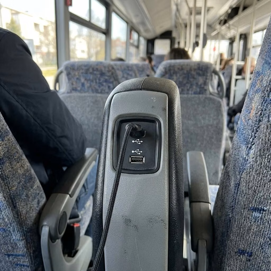 coachella 28 passenger minibus usb charging