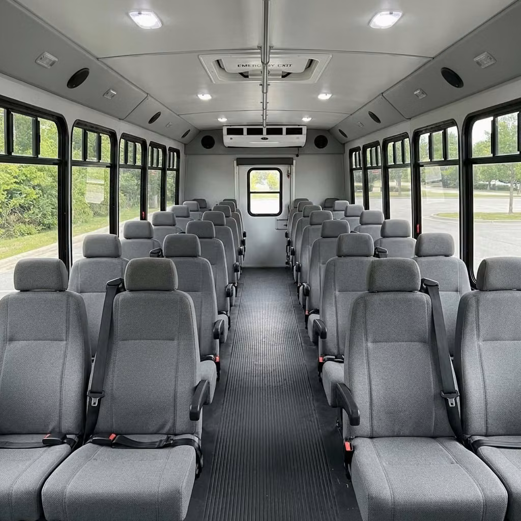 coachella 35 passenger minibus seating