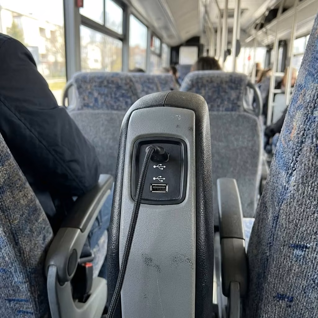 coachella 35 passenger minibus usb charging