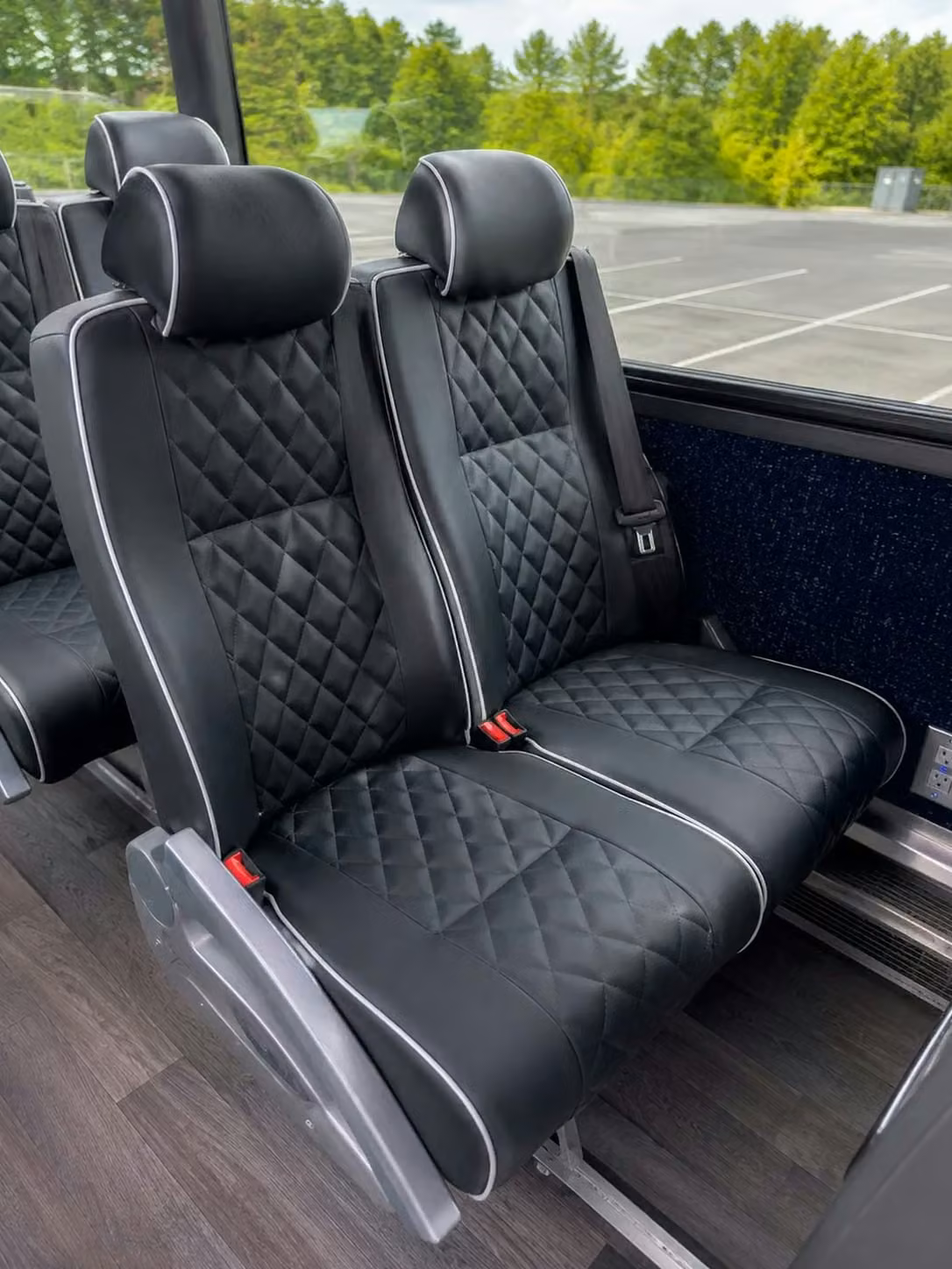 coachella 56 passenger charter bus reclining seats