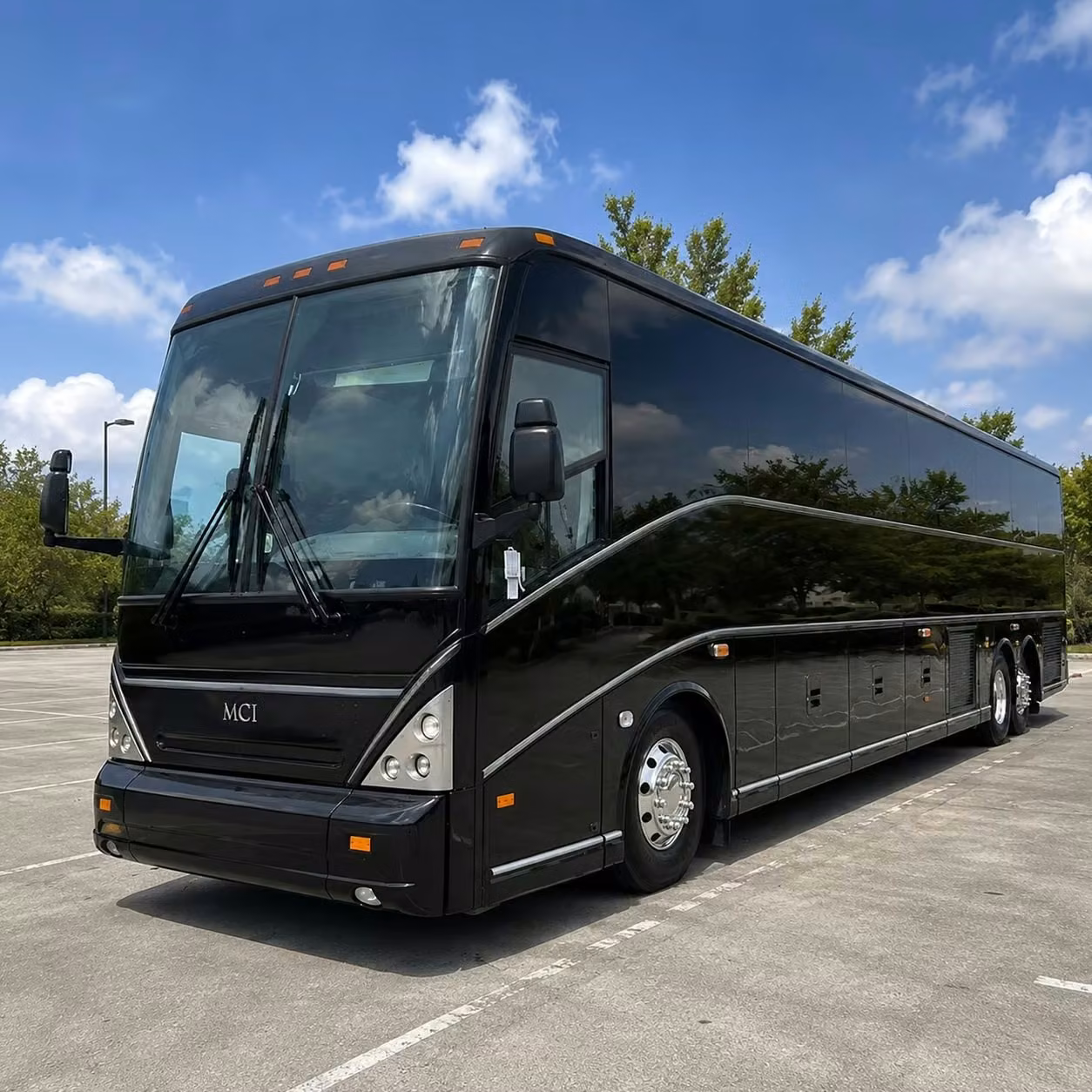 coachella 56 passenger charter bus rental