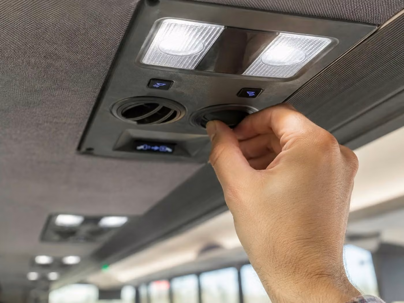 coachella charter bus climate control
