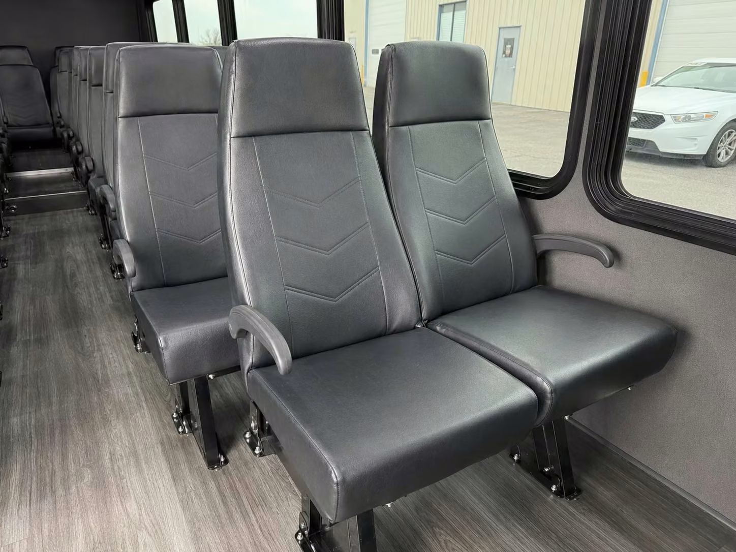 15 passenger minibus inside