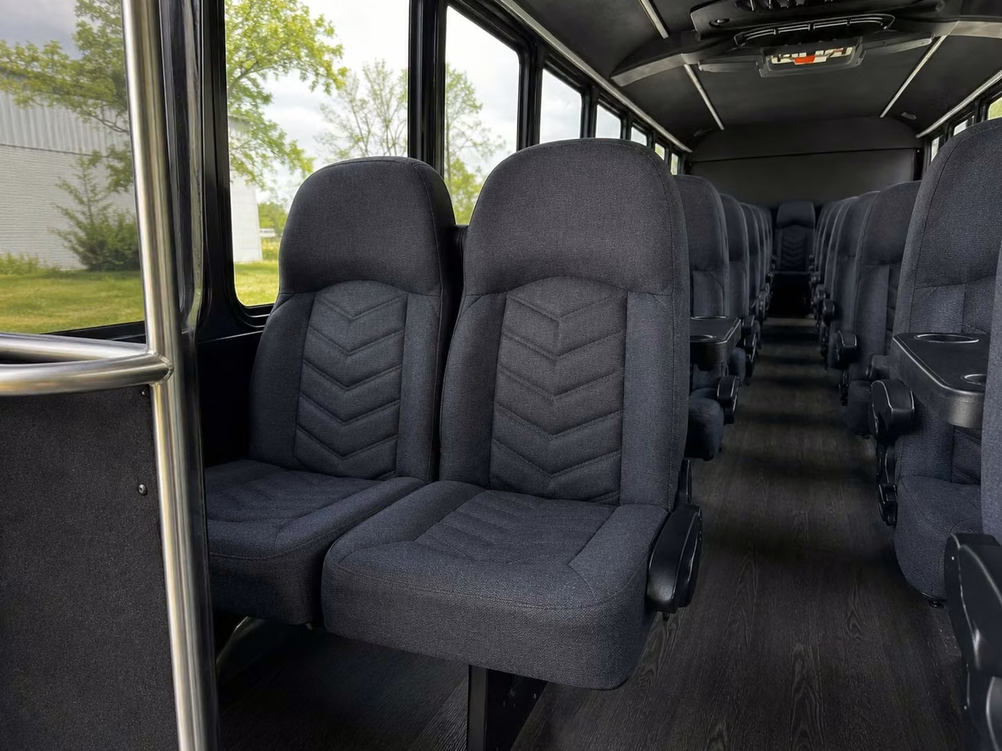 25 passenger minibus interior