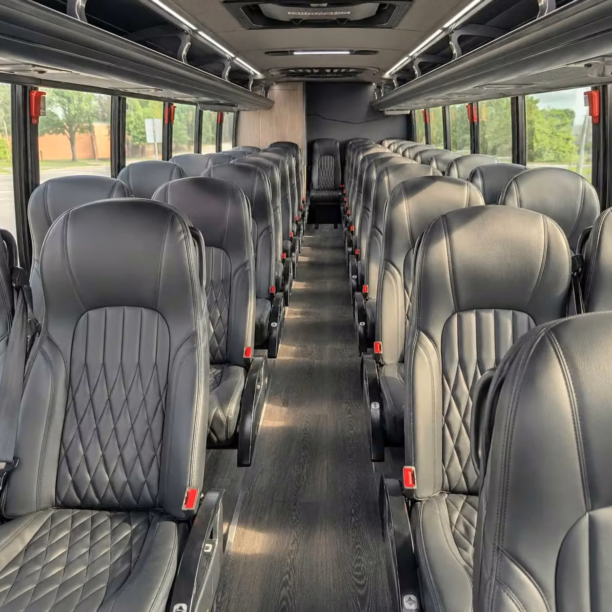 30 passenger minibus interior